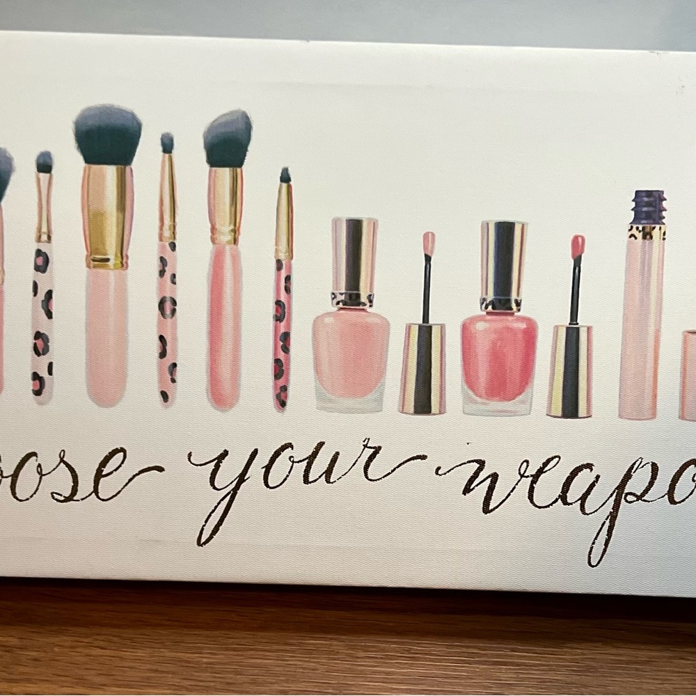 Choose Your beauty - Canvas Wall Art – 30x12